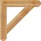 Ekena Millwork Traditional Craftsman Rough Sawn Bracket, Western Red Cedar, 6"W x 38"D x 38"H BKT06X38X38TRA04RWR - alternate 3